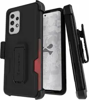 Ghostek Samsung Galaxy A53 Iron Armor Rugged Case Holster With Kickstand Black