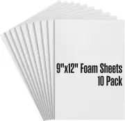 EVA Foam Sheets, Foam, Craft 9 X 12 Inch - 10 Pack, White