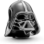 [Generic] Sterling Silver Darth Vader Star Wars Charm Compatible with Pandora, Trollbeads & More