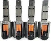 4pcs CVT Transmission Solenoid JF015E RE0F11A Compatible For Nissan Tiida Note Sentra Versa Chevrolet Spark Car Drivetrain Automatic Parts