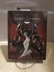 Ghost in the Shell 3D 4K SteelBook UHD Blu-ray [2017](Czech) No Dent - ShpNxtDay