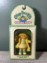 1984 Cabbage Patch Kids Poseable Figure Girl Marna Jane
