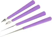 ULDIGI 4Pcs Bead Hole Reamer Needle Style Drill for Jewelry Making and Craft Projects for Polishing and Creating Bead Present for DIY Enthusiasts