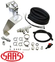 SAAS BAFFLED OIL CATCH CAN KIT FOR NISSAN NAVARA D23 YS23DDT YS23DDTT 2.3L I4 (for: Nissan)