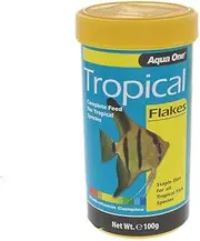 Tropical Flake Fish Food 100g 11558 Fish Tank Aquarium Aqua One