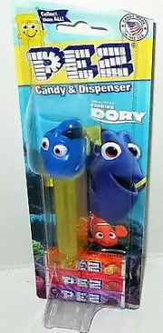 Disney FINDING DORY Pez Dispenser DORY [Carded] 2016 Clear Base