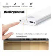 Xiaomi Night Light Motion Sensor Wireless LED USB Rechargeable Wall Lamp 3 Color