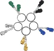 Generic 5Pcs Mini Boxing Gloves Keychain for Sports Lovers Realistic Pendant Keyring for Gym Enthusiasts Stylish Decor for Car Keys and Bag Charms Fitness present