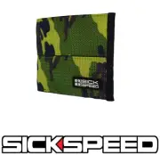 SICKSPEED WALLET SEAT BELT SEATBELT PAD RACING HARNESS BIFOLD BILLFOLD CAMO P5