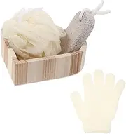 1Set Skin Care Tool Set Bath Scrubber Foot File for Exfoliating Body Cleansing and Spa Experience Bath Accessories for Home Use