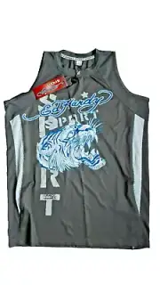 Ed Hardy Boy's Top Lion Sport Tank Army Green ( Small )