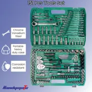 151 PCS Tools Set Sockets Sleeves Screwdrivers Set Cars Automotive Repair Kit