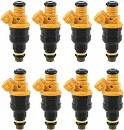 Set of 8 Fuel Injectors, OEM #0280150718, Compatible with Ford F150 F250 F350 5.0 5.8 4.6 5.4