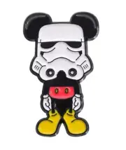 Star Wars Enamel Pin - Micky as Stormtrooper - Aust stock Free AU Postage