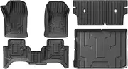 Compatible With GWM WEY TANK 300 2024 2025 TPE Floor Mats & Cargo Liners, All Weather Backrest Mats Trunk Mat TPE Heavy Duty WP Pad(6PCS Full Set,Gas)