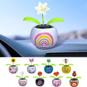 Various Cute Solar Powered Bobble Head Dancing Toys For Desk Home Car Decor Gift
