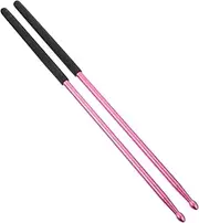 OFFIGAM 2pcs Metal Drum Stick Accessories Musical Percussion Drumsticks Drum Sticks Aluminum Alloy