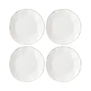 Lenox White Dinner Plates, Set of 4