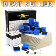 Eco-Friendly Mini Whiteboards Pack - 9x12 Inches - 26 Boards with Accessories