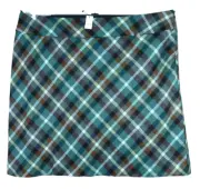 NWT TALBOTS Women Flannel Wool Polyester A-Line Skirt Argyle Multicolor Size 20W