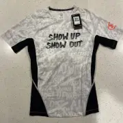 Under Armour HeatGear Alter Ego Compression Shirt Show Up Show Out Men’s Sz L