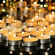 MAKALONE Soy Tea Lights Candles 50 Pack,4-5 Hours Long Burning Handmade Country Light Premium Soy Tea Lights Bulk,Unscented,Natural White Pure Soy tealight Candles for Home Dinner, Weddings