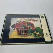 Vintage Lady Clare Placemats Grapes in Basket Set Of 4 Place Mats Serving Mats