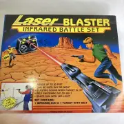 Vintage Laser Blaster Infrared Battle Set by NASTA with Box UNTESTED