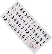 DRESSOOS 1 Set Removable Piano Keyboard Stickers Key Decals for Beginners Non Adhesive Music Note Labels Practical Teaching Tool for Piano Learning Sturdy and Easy to Apply