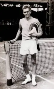 Sport Tennis London England Circa 1947 Jack Kramer Usa Old Photo