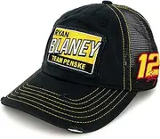 Checkered Flag Sports Ryan Blaney 2025 Vintage Patch Hat Black, Black, One Size