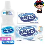 Zote Blanco Variety Laundry Detergent (Bar 400g/Liquid 1lt/Flakes 500gr)