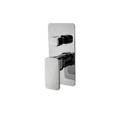 BK Kasten Chrome/Matt Black/Brushed Nickel/Brushed Gun Metal/Brushed Bronze Brass Square Shower/Wall Mixer With Diverter