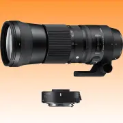 Sigma 150-600mm f/5-6.3 DG OS HSM Contemporary Lens and TC-1401 1.4x Teleconverter Kit for Canon EF - Brand New