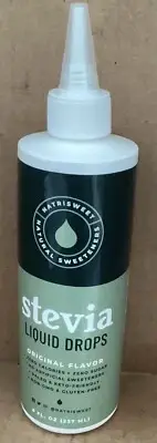 Natris Weet Stevia Liquid Drops Original Flavor 8oz Exp03/26