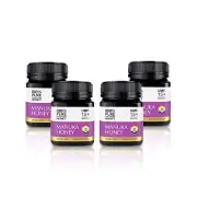 4x 250g 100% Pure & Raw Manuka Honey - Free Shipping
