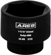 11/16" (43Mm) Axle Nut Impact Socket – 1/2-Inch Drive Axle Nut Socket with Durab