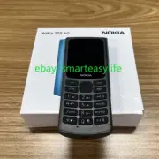 Nokia 105 4G Dual Sim Mobile Phone (Unlocked) Black Blue 1.8" 1020mAh Original