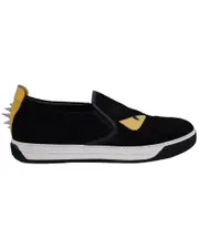 FENDI Men's Suede Monster Slip-On (Authentic Pre-Loved)