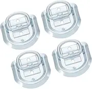 LOEFLIFA 4pcs Heavy Duty Ring Tie Down Anchors for Trailers Pull Tabs for Secure Cargo Fastening Versatile Trailer Accessory for Heavy Loads
