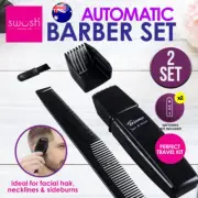 2 Sets Electric Razor Shaver Kit Waterproof Cordless Trimmer Comb Bald Head NEW