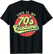 [VidiAmazing] This is My 70's Costume Funny Retro 70s Lover ds752 T-Shirt