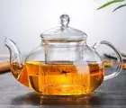 Heat Resistant Glass Teapot With Glass Infuser Flower Teapot Tea Maker 5 Sizes