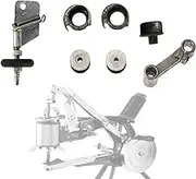 IRONWALLS Leather Sewing Machine Accessories Kit, 7PCS Universal Manual Cobbler Shoe Repair Machine Replacement Parts, Needle Bar Connecting Link, Rewinding Set, Bobbin Sets & Shuttle Carrier