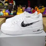 NIKE AIR FORCE 1 GS SKETCH WHITE 塗鴉 白 DM3177-100