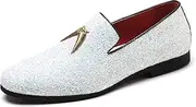 [Santimon] Mens Loafers Dress Shoes Slip On Driving Shoes Tuxedo Suit Shoes