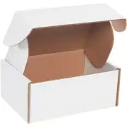 9" X 6 1/2" X 4" White Deluxe Literature Mailer (50 Per Bundle)