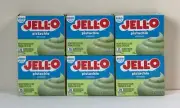 Jello Pistachio 6 Boxes ZERO SUGAR Instant Pudding & Pie Filling Mix 1 Oz