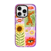 iPhone 16 Pro Impact Case MagSafe Compatible Flower Child
