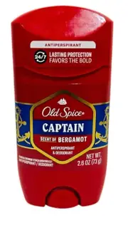 Old Spice Captain Antiperspirant Deodorant 2.6 oz